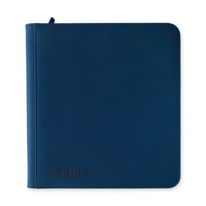 Vaultx 12-Pocket Exo-Tec XL Zip Binder - Royal Blue