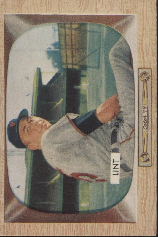 Royce Lint 1955 Bowman #62 St. Louis Cardinals VG - Collector Store LLC