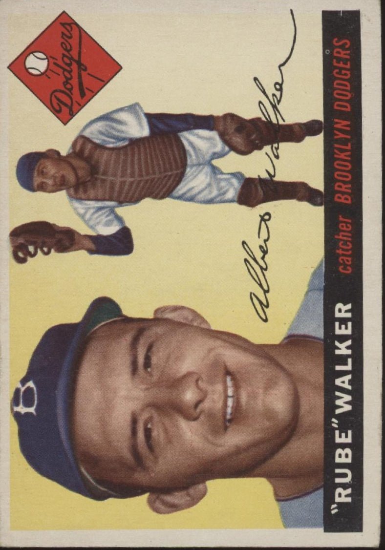 Rube Walker 1955 Topps #108 Brooklyn Dodgers VG - EX - Collector Store LLC