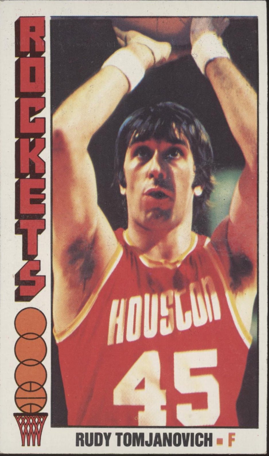 Rudy Tomjanovich 1976 - 77 Topps Oversized #66 Houston Rockets - Collector Store LLC