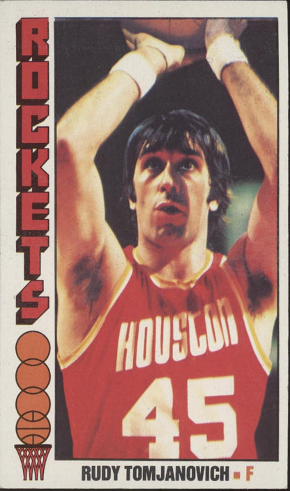 Rudy Tomjanovich 1976 - 77 Topps Oversized #66 Houston Rockets - Collector Store LLC