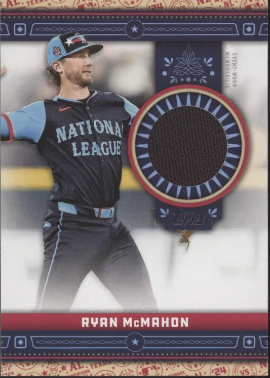 Ryan McMahon 2024 Topps Update Series All Star Stiches Swatch #ASR - RM - Collector Store LLC