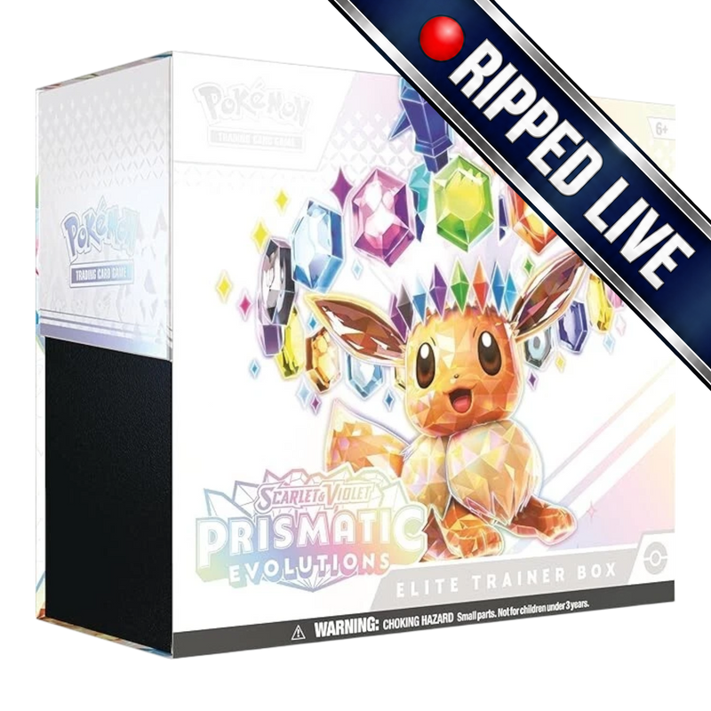 *BREAK* Pokemon: Scarlet & Violet Prismatic Evolutions Elite Trainer Box