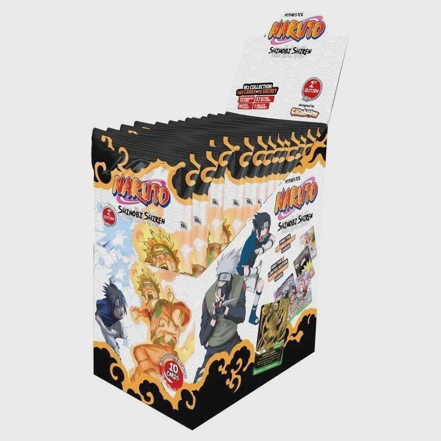 Naruto Mythos TCG: Set 2 Shinobi Shiren Booster Box (1st Edition)
