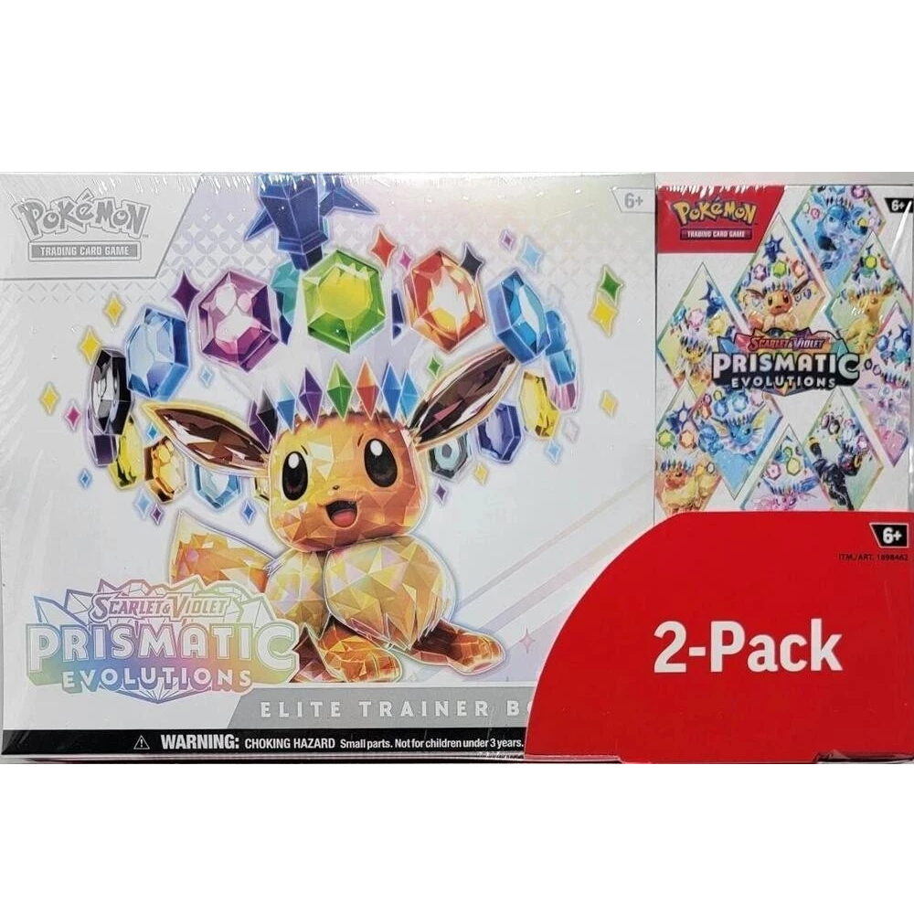 Pokemon: Prismatic Evolutions Costco Bundle [1 Bundle + 1 Elite Trainer Box]