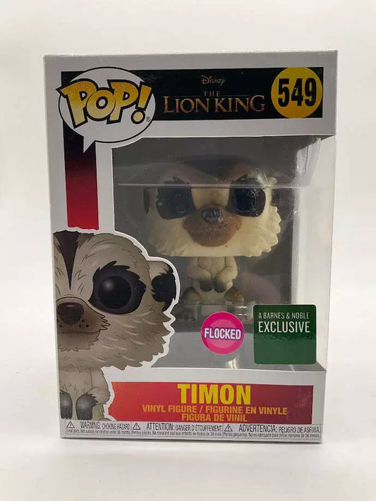 Timon Funko Pop! The Lion King #549 Flocked Barnes & Noble Exclusive