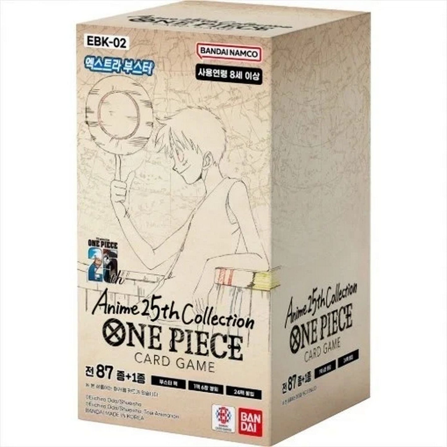 One Piece TCG: Korean Anime 25th Collection Booster Box (EBK-02)