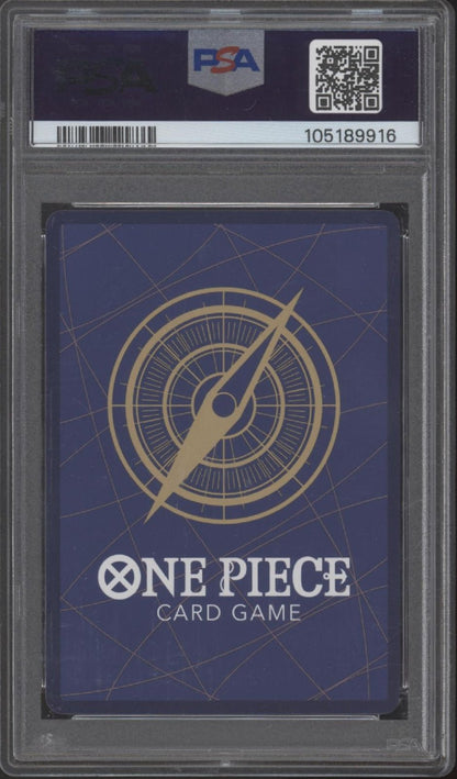 Sabo One Piece Card Game Kingdoms of Intrigue Manga Alternate Art #083 PSA 9 - Collector Store LLC