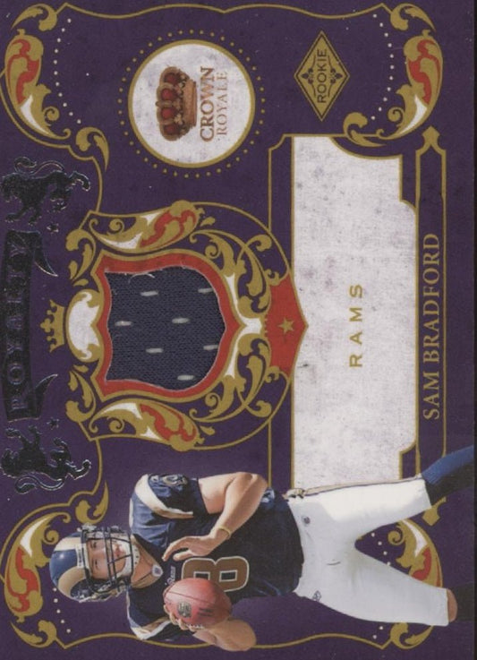 Sam Bradford 2010 Panini Crown Royale Royalty Swatch #20 - Collector Store LLC
