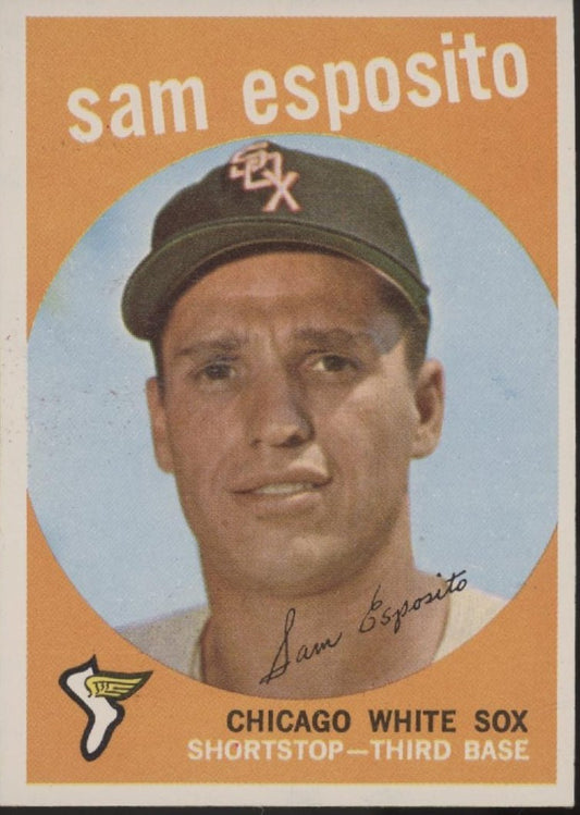 Sam Esposito 1959 Topps 438 Chicago White Sox EX - Collector Store LLC