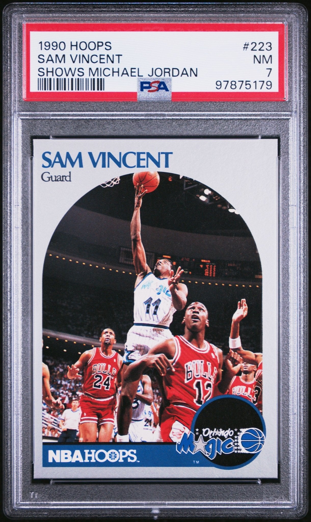 Sam Vincent 1990 Hoops Shows Michael Jordan #223 PSA 7 - Collector Store LLC