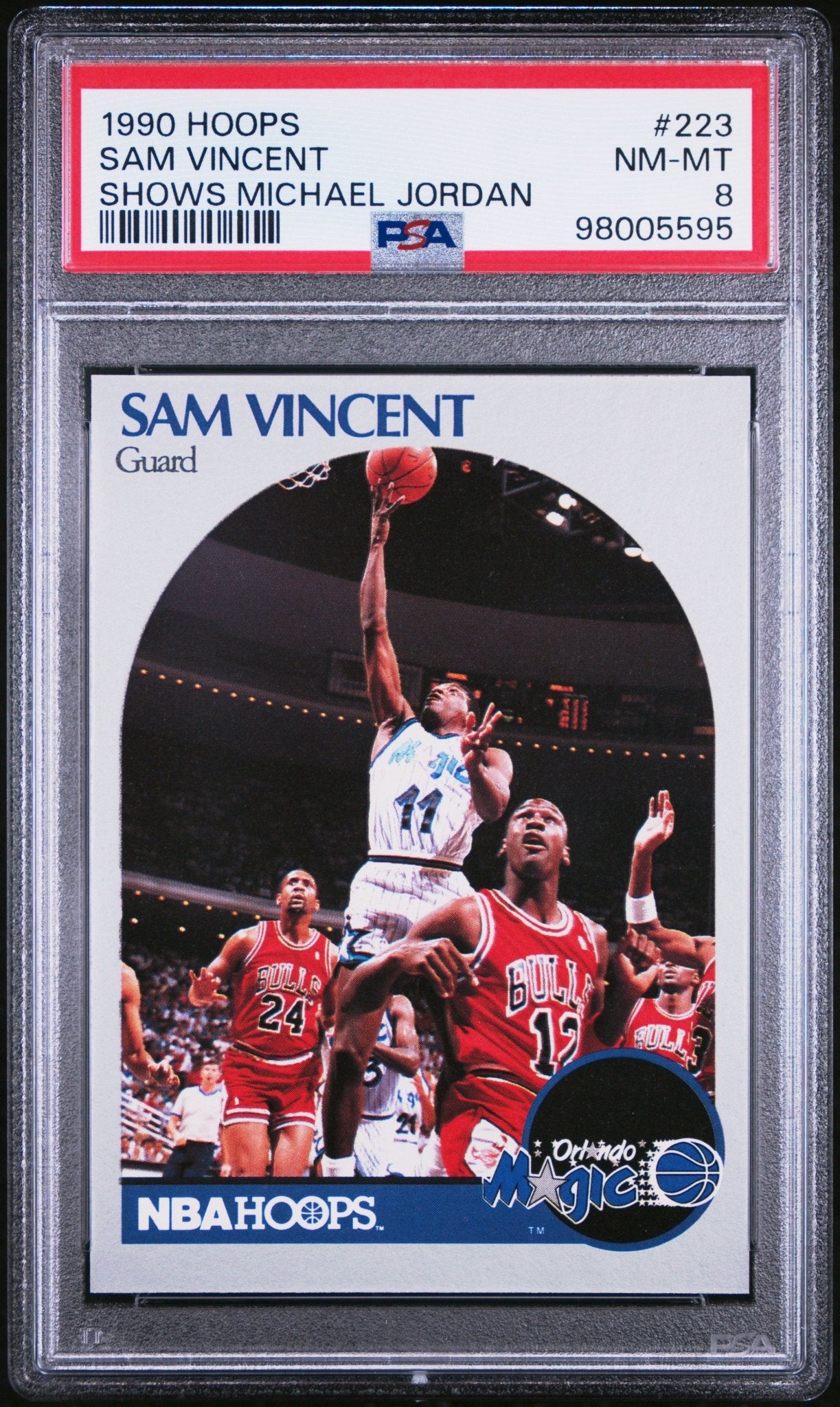 Sam Vincent 1990 Hoops Shows Michael Jordan #223 PSA 8 - Collector Store LLC