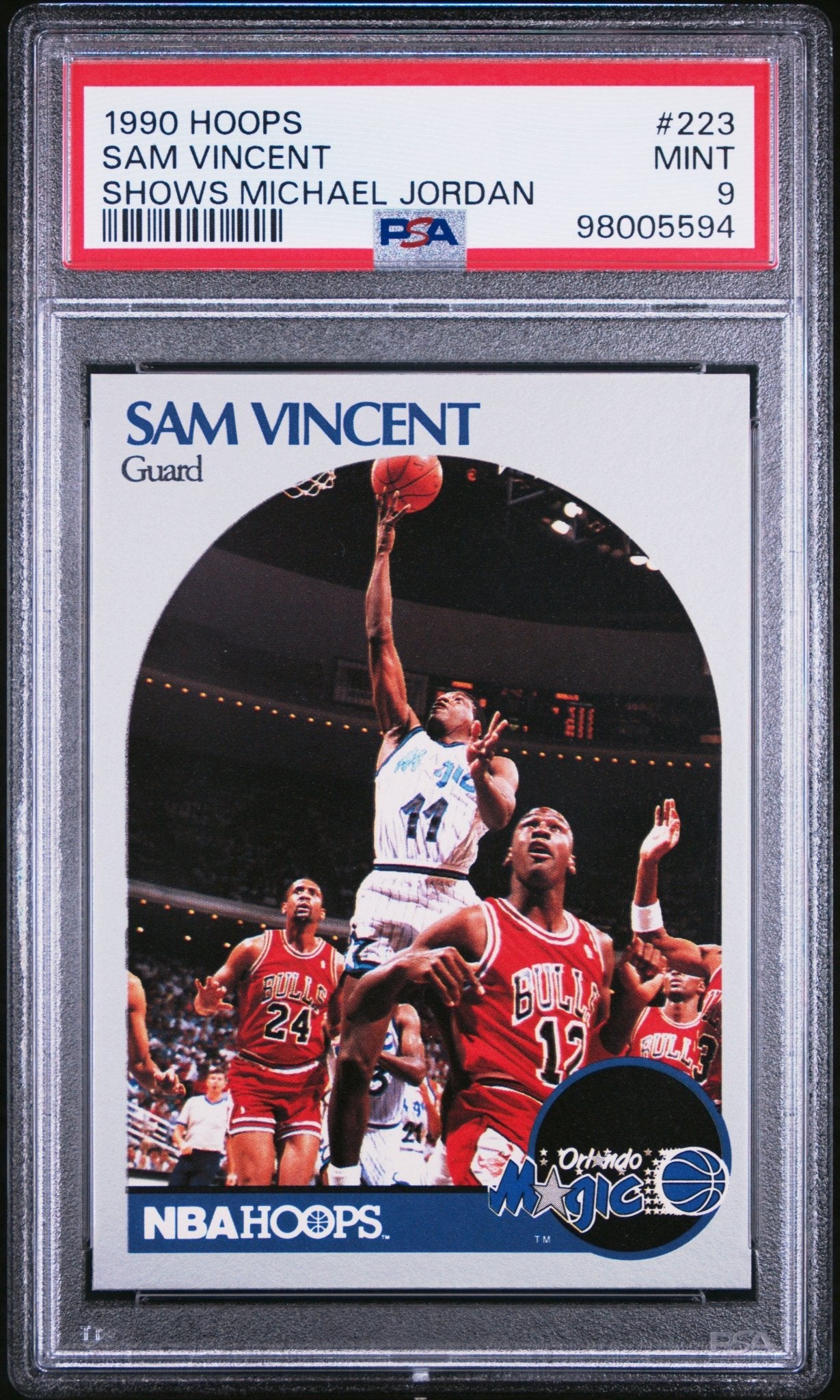 Sam Vincent 1990 Hoops Shows Michael Jordan #223 PSA 9 #2 - Collector Store LLC