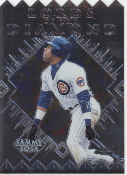 Sammy Sosa 1999 Topps Chrome Lords of Diamond Die - Cut #LD3 - Collector Store LLC