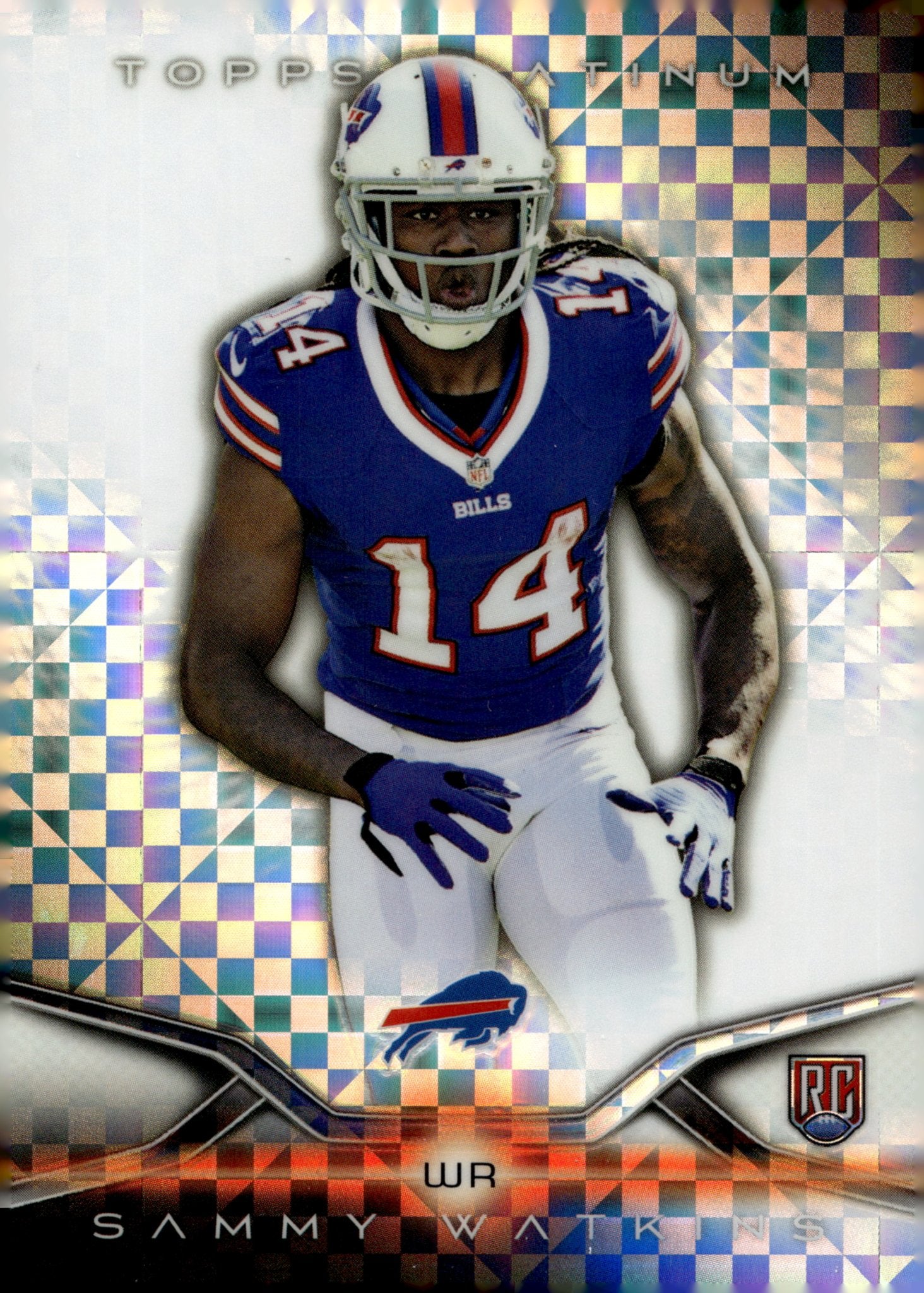 Sammy Watkins 2014 Topps Platinum Checker Refractor RC #119 - Collector Store LLC