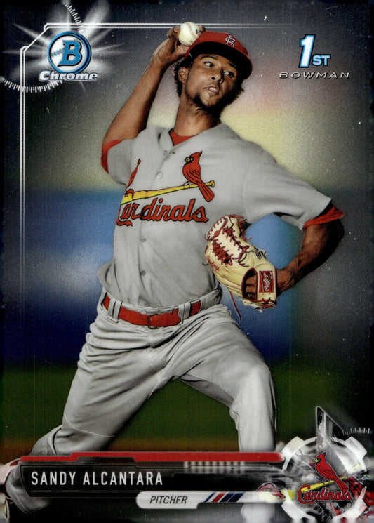 Sandy Alcantara 2017 Bowman Chrome #BCP43 - Collector Store LLC