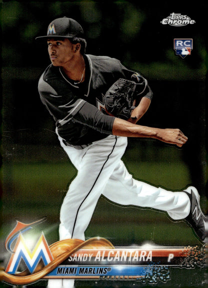 Sandy Alcantara 2018 Topps Chrome RC #128 - Collector Store LLC