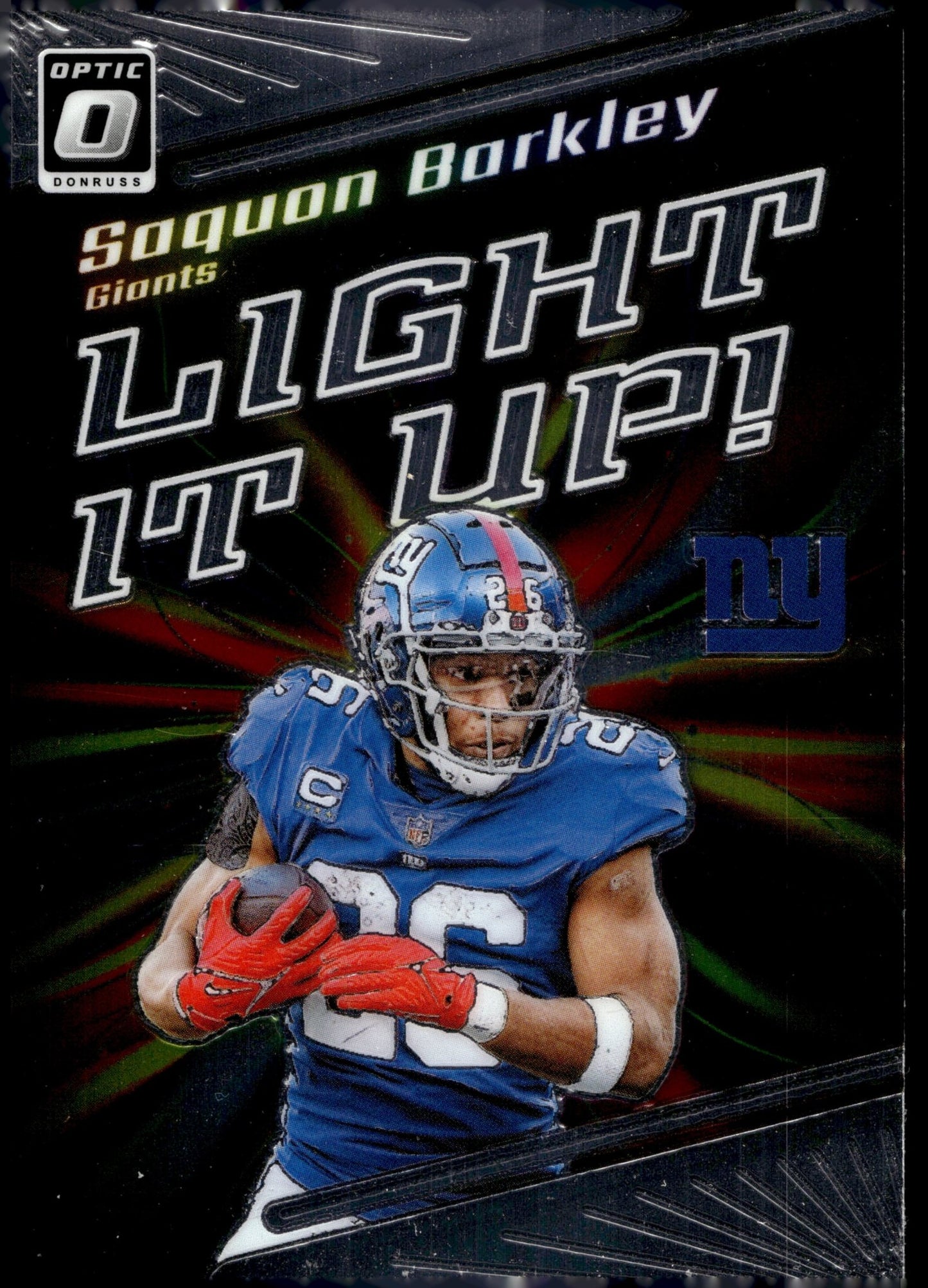 Saquon Barkley 2023 Panini Donruss Optic Light It Up! #LU - SB - Collector Store LLC