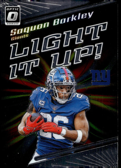 Saquon Barkley 2023 Panini Donruss Optic Light It Up! #LU - SB - Collector Store LLC