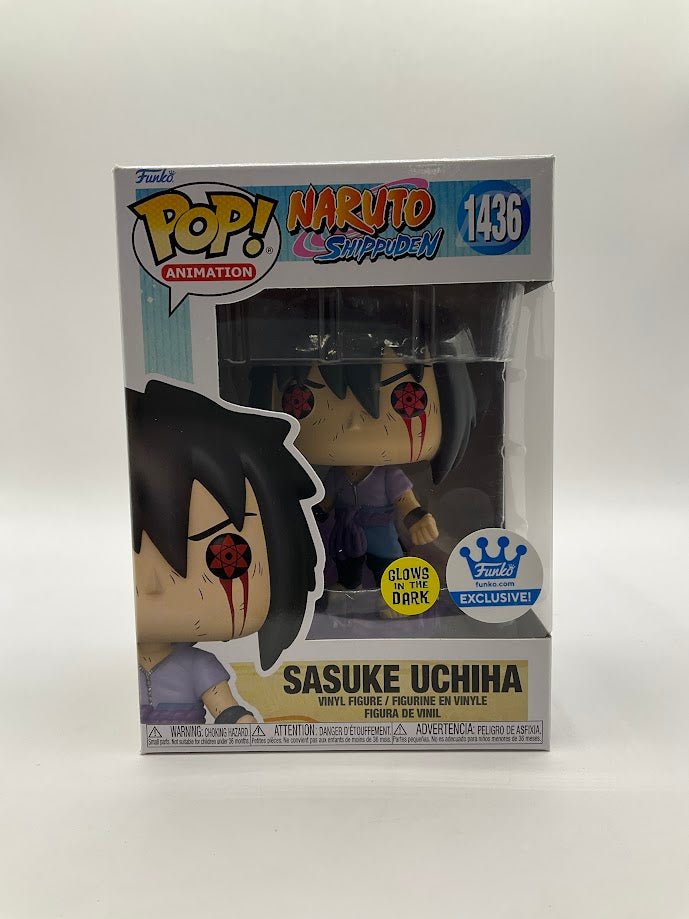 Sasuke Uchiha Funko Pop! Naruto Shippuden #1436 GITD Funko Exclusive - Collector Store LLC