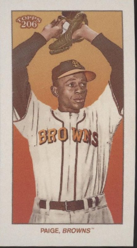 Satchel Paige 2024 Topps 206 American Beauty Back Mini - Collector Store LLC