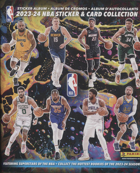 2023-24 Panini NBA Basketball Sticker & Card Collection Album