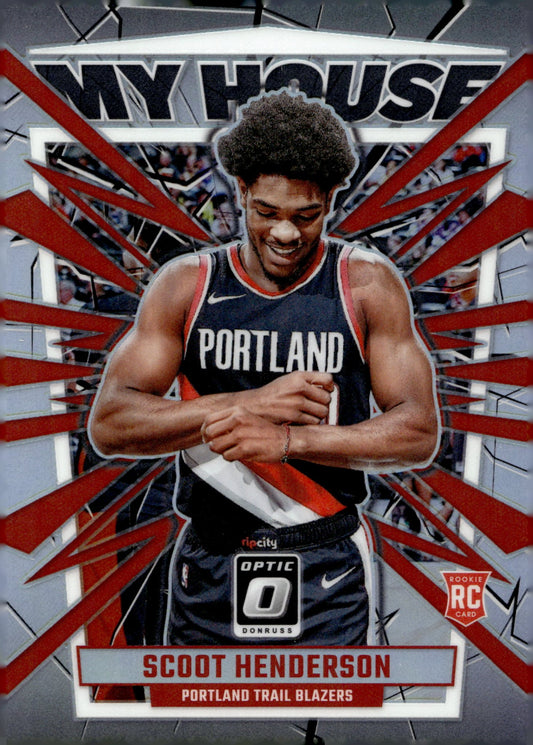 Scoot Henderson 2023 - 24 Panini Donruss Optic My House Prizm RC #20 - Collector Store LLC