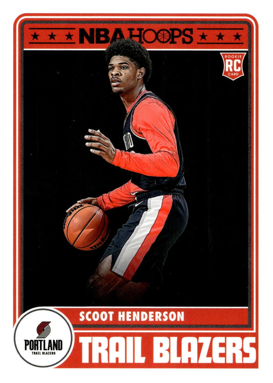 Scoot Henderson 2023 - 24 Panini Hoops RC #297 - Collector Store LLC