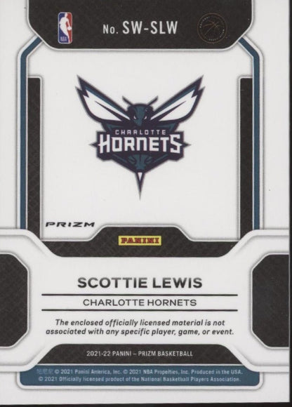 Scottie Lewis 2021 - 22 Prizm Sensational Orange Ice Prizm Swatch RC #SW - SLW - Collector Store LLC
