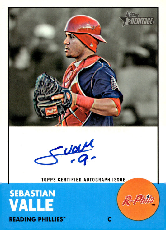Sebastian Valle 2012 Topps Heritage Auto #ROA - SV - Collector Store LLC