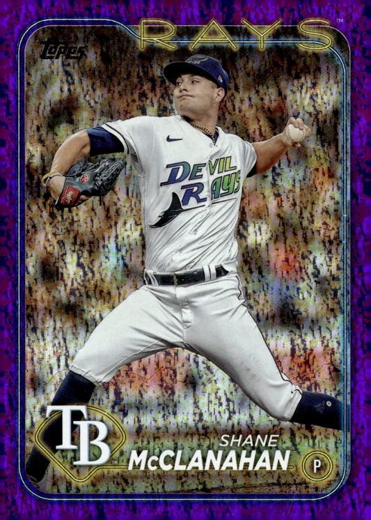 Shane McClanahan 2024 Topps Series 2 Purple Foil 704/799 #578 - Collector Store LLC