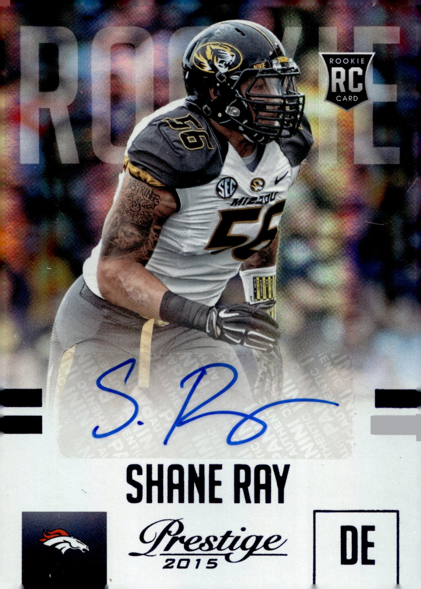 Shane Ray 2015 Panini Prestige RC Auto #283 - Collector Store LLC