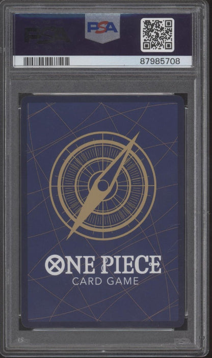 Shanks One Piece Card Game Romance Dawn Manga Alternate Art #120 PSA 10 - Collector Store LLC