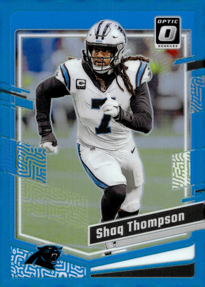 Shaq Thompson 2023 Panini Donruss Optic Aqua Prizm 079/299 #30 - Collector Store LLC