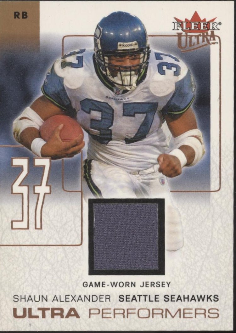 Shaun Alexander 2004 Fleer Ultra Performers Swatch #UP - SA - Collector Store LLC