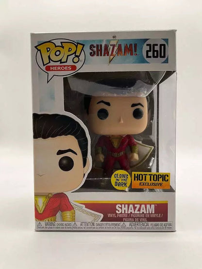 Shazam Funko Pop! Heroes #260 GITD Hot Topic Exclusive - Collector Store LLC