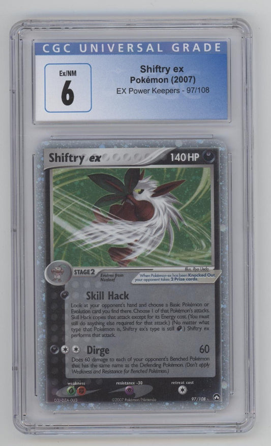 Shiftry ex Pokemon EX Power Keepers #97 CGC 6 - Collector Store LLC