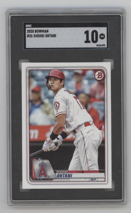 Shohei Ohtani 2020 Bowman #26 SGC 10 - Collector Store LLC