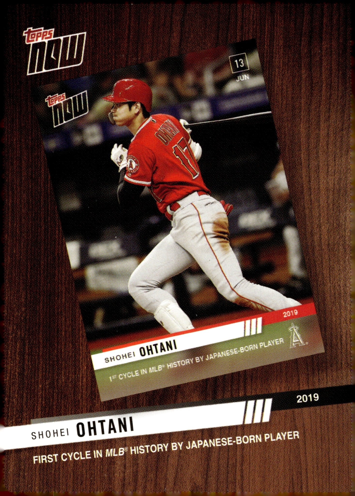 Shohei Ohtani 2020 Topps Now Review #TNR - 5 - Collector Store LLC