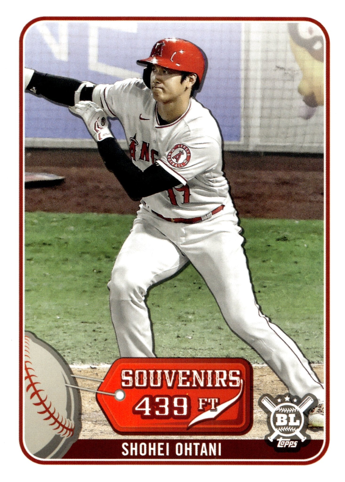 Shohei Ohtani 2021 Topps Big League Souvenirs 439ft #SO - 3 - Collector Store LLC