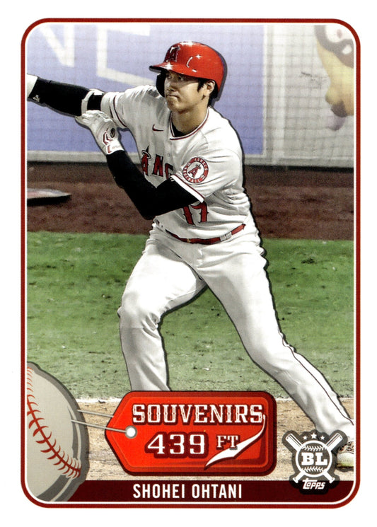 Shohei Ohtani 2021 Topps Big League Souvenirs 439ft #SO - 3 - Collector Store LLC