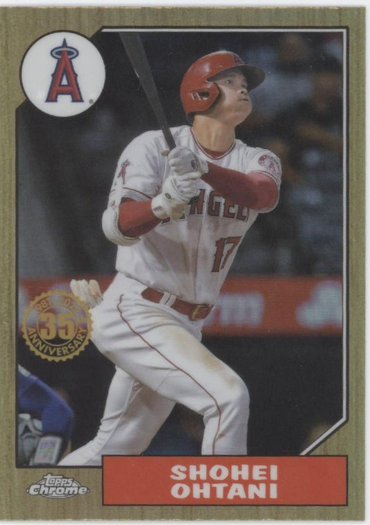 Shohei Ohtani 2022 Topps Chrome 35th Anniversary Refractor #87BC - 2 - Collector Store LLC