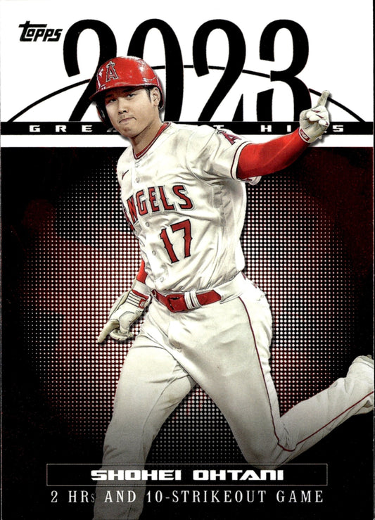 Shohei Ohtani 2024 Topps Series 1 '23 Greatest Hits #23GH - 13 - Collector Store LLC