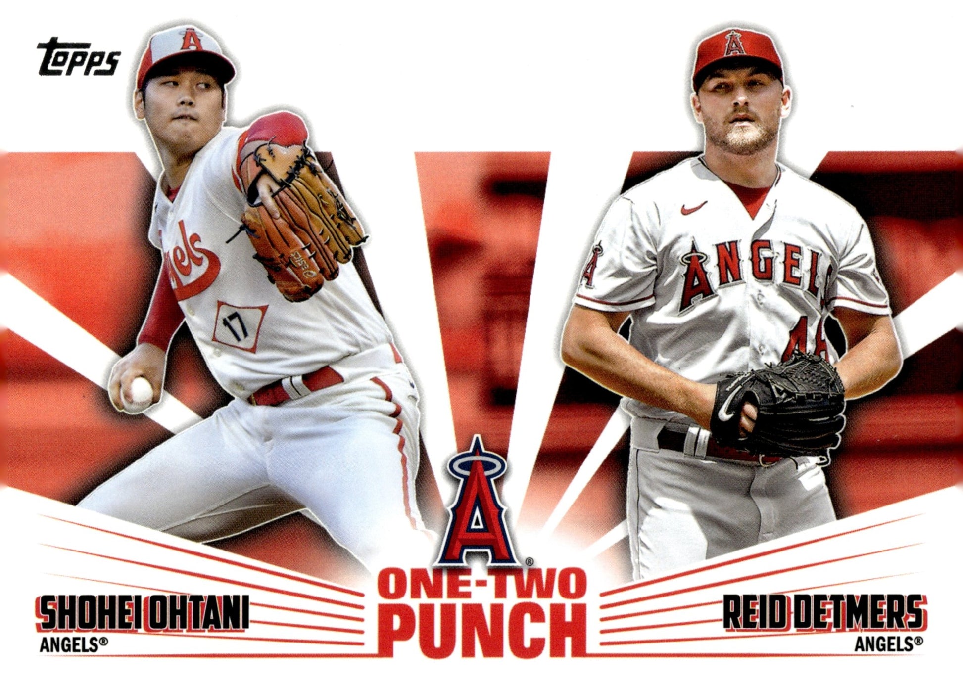 Shohei Ohtani / Reid Detmers 2023 Topps Series 1 One - Two Punch #12P - 23 - Collector Store LLC