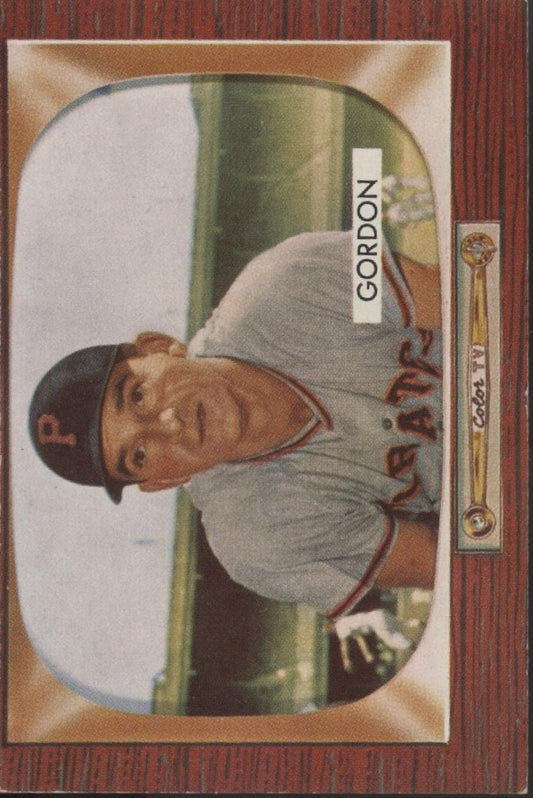 Sid Gordon 1955 Bowman #163 Pittsburgh Pirates EX - Collector Store LLC