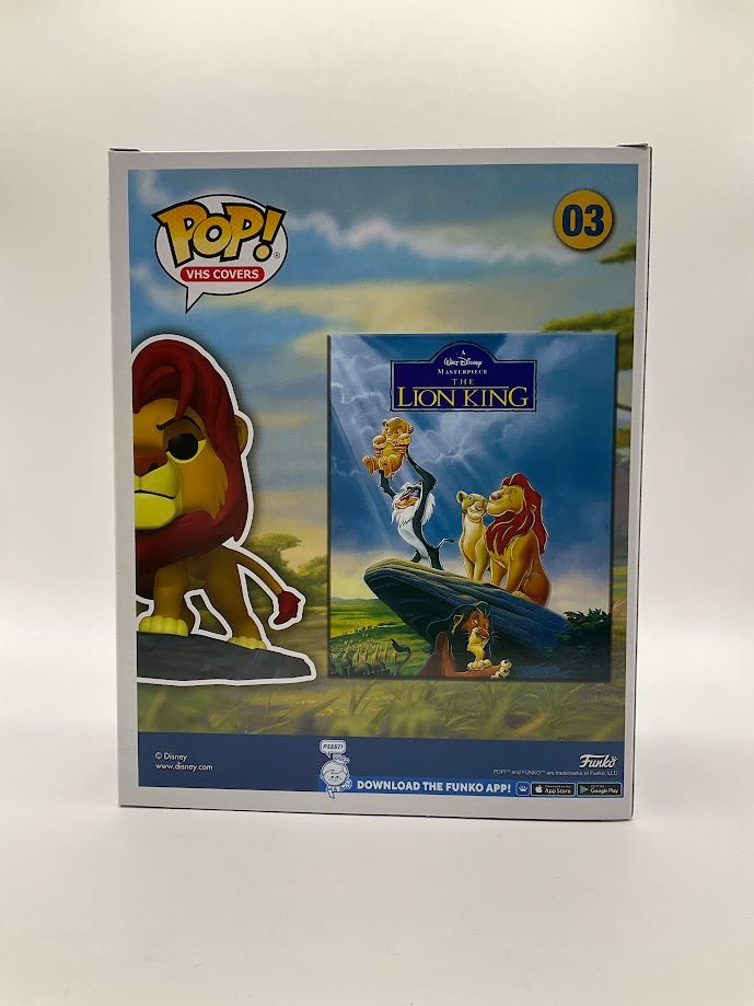 Simba on Pride Rock Funko Pop! VHS Covers #03 Amazon Exclusive - Collector Store LLC