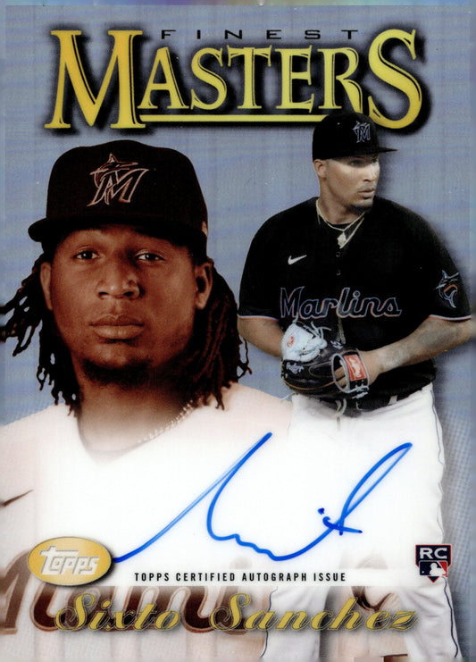 Sixto Sanchez 2021 Topps Finest Masters Refractor RC Auto 59/99 #97FMA - SS - Collector Store LLC