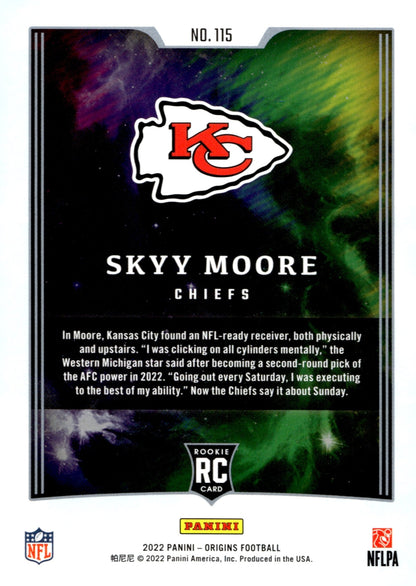 Skyy Moore 2022 Panini Origins RC #115 - Collector Store LLC