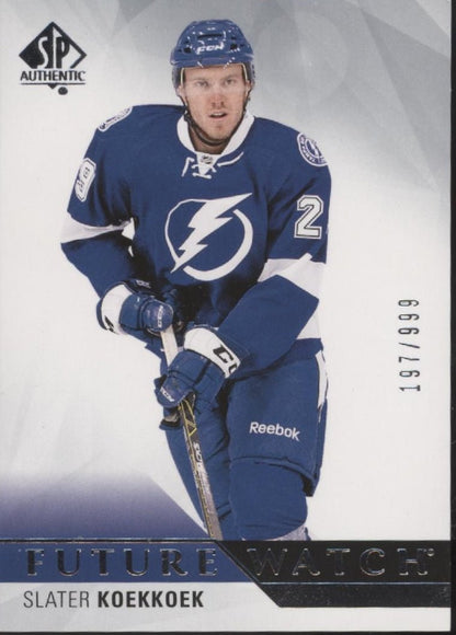 Slater Koekkoek 2015 - 16 Upper Deck SP Authentic Future Watch 197/999 211 - Collector Store LLC