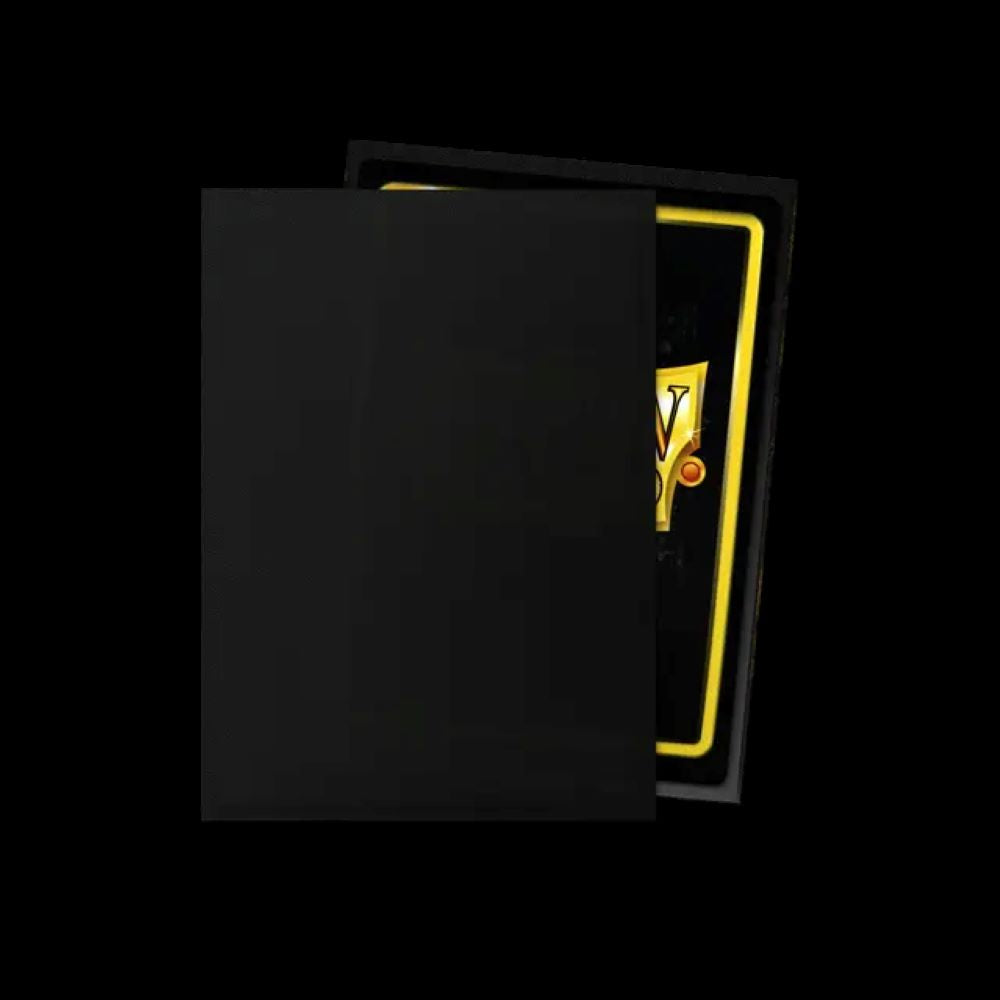 Dragon Shield 100ct Standard Matte Nonglare Black Sleeves